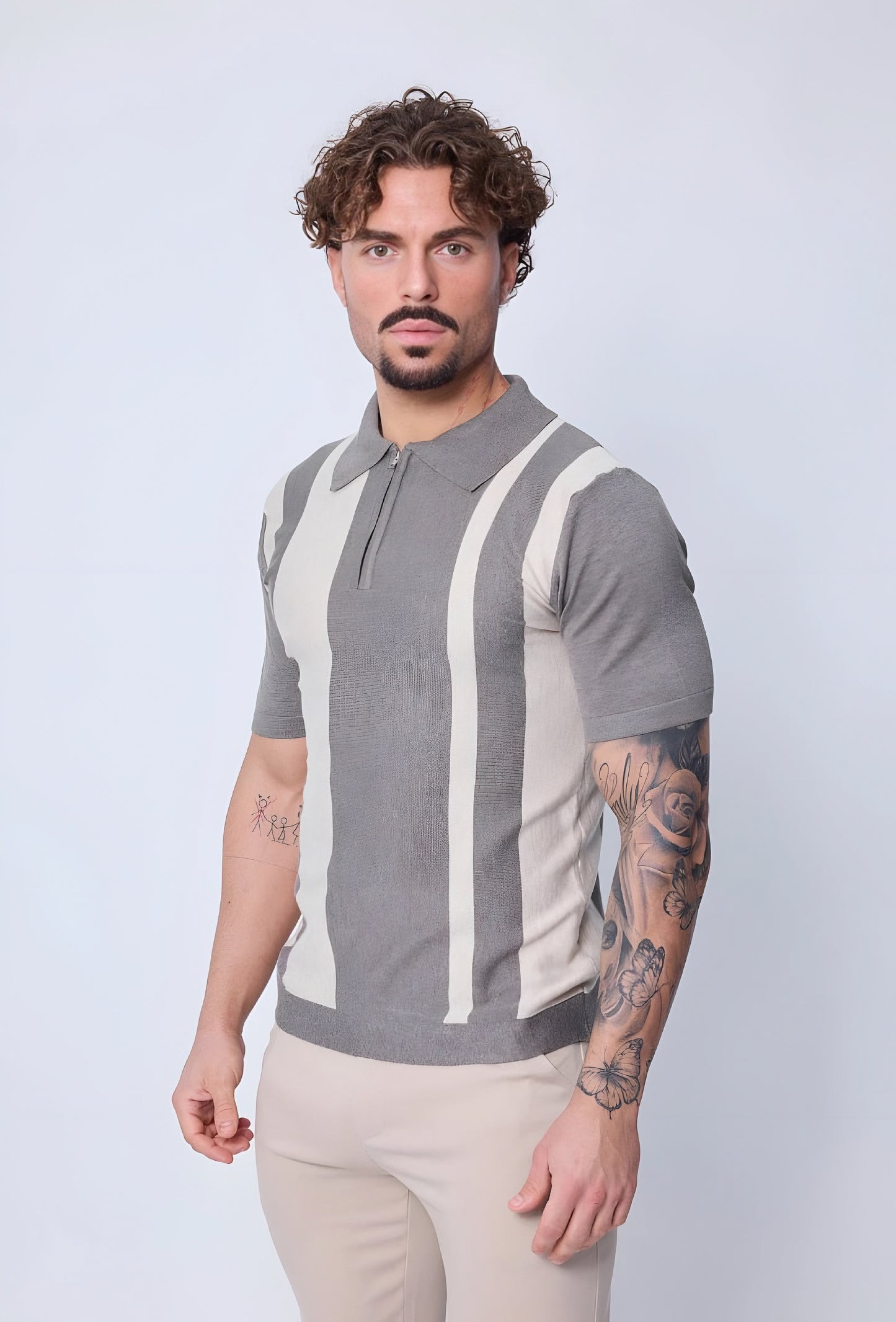 Striped Polo