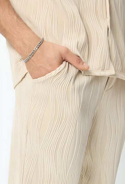 Pleated Cream Set