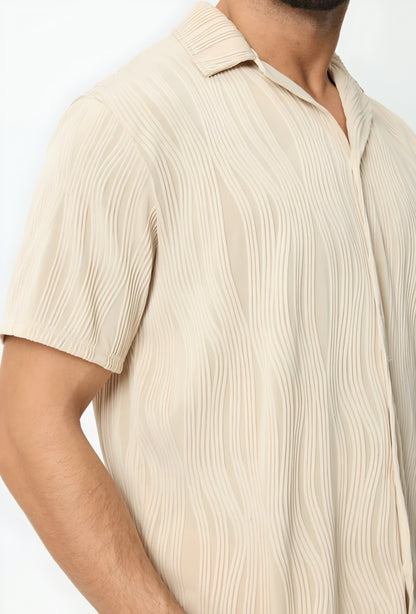 Pleated Cream Set