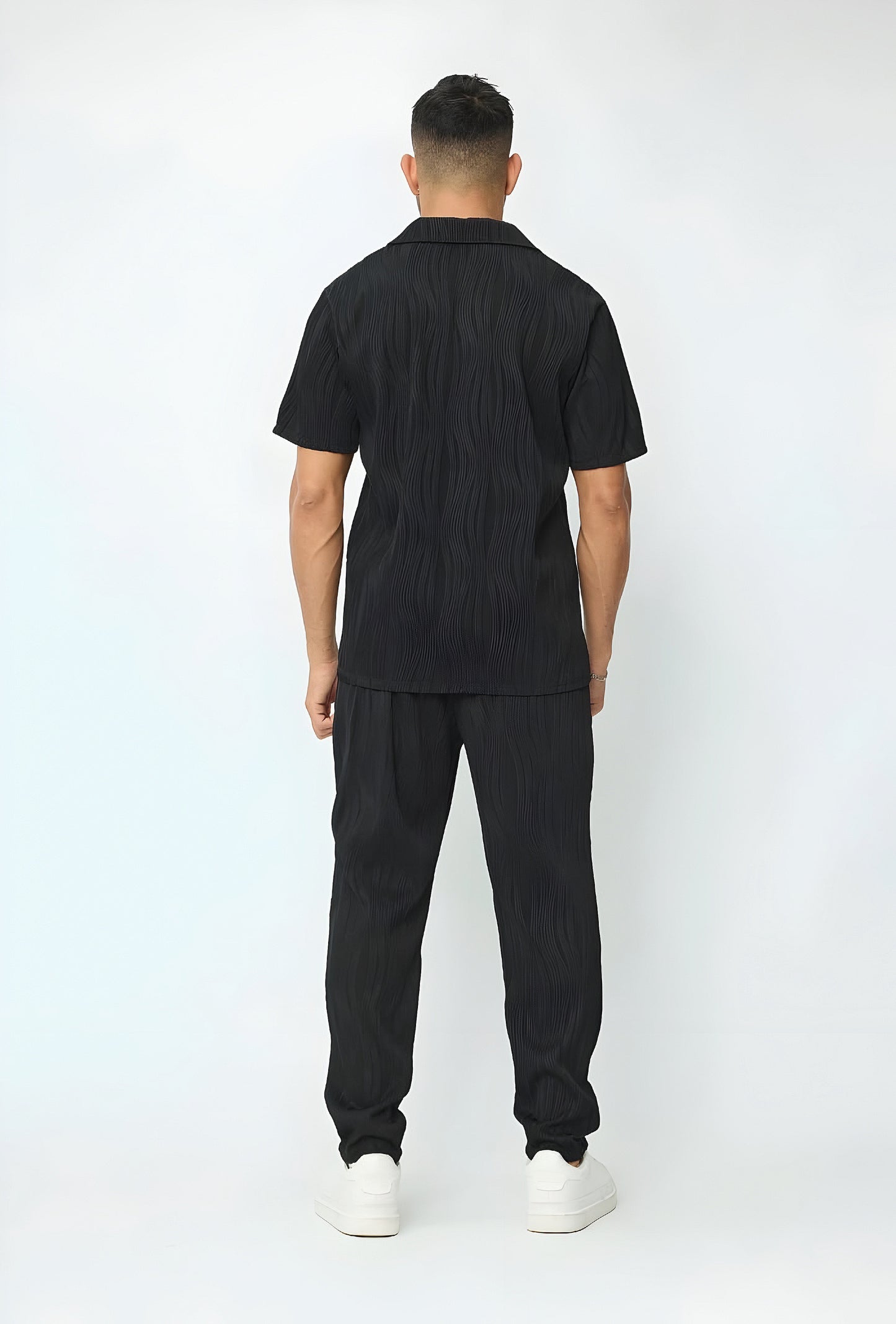 Pleated Set Black